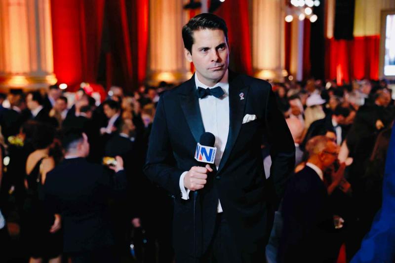 File image of Newsmax journalist Rob Finnerty.